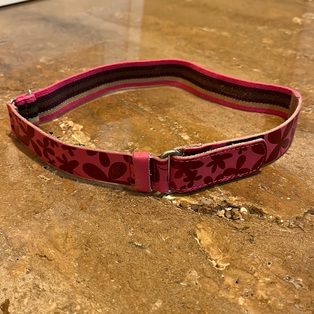 Catimini girls belt sz 4-6 pink